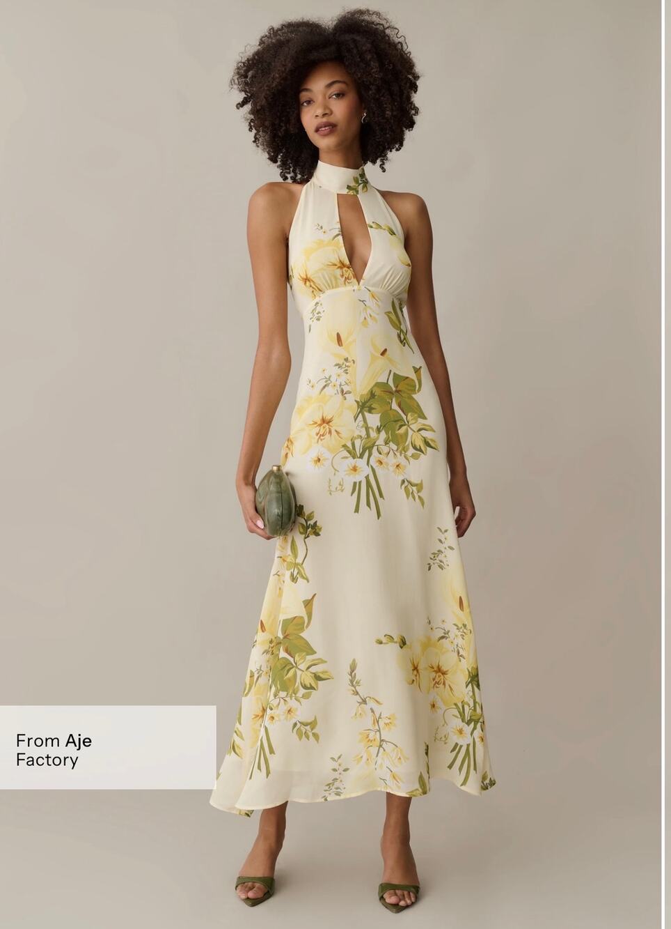 Few Moda O.P.T Melina sunpetal yellow dress $245 Sz 6